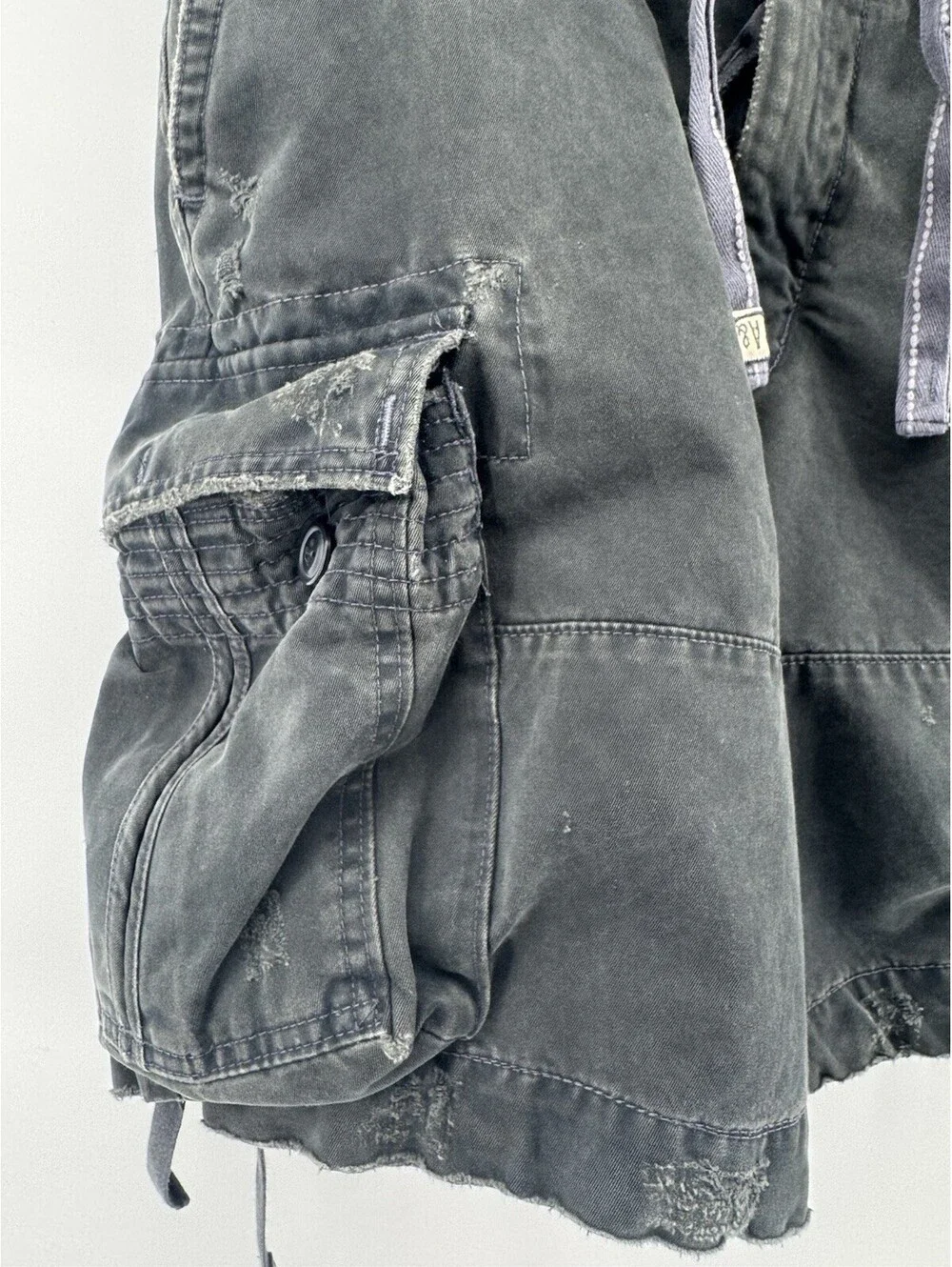 Vintage Y2K Abercrombie Cargo Shorts Twill 7 Pocket Size 31
